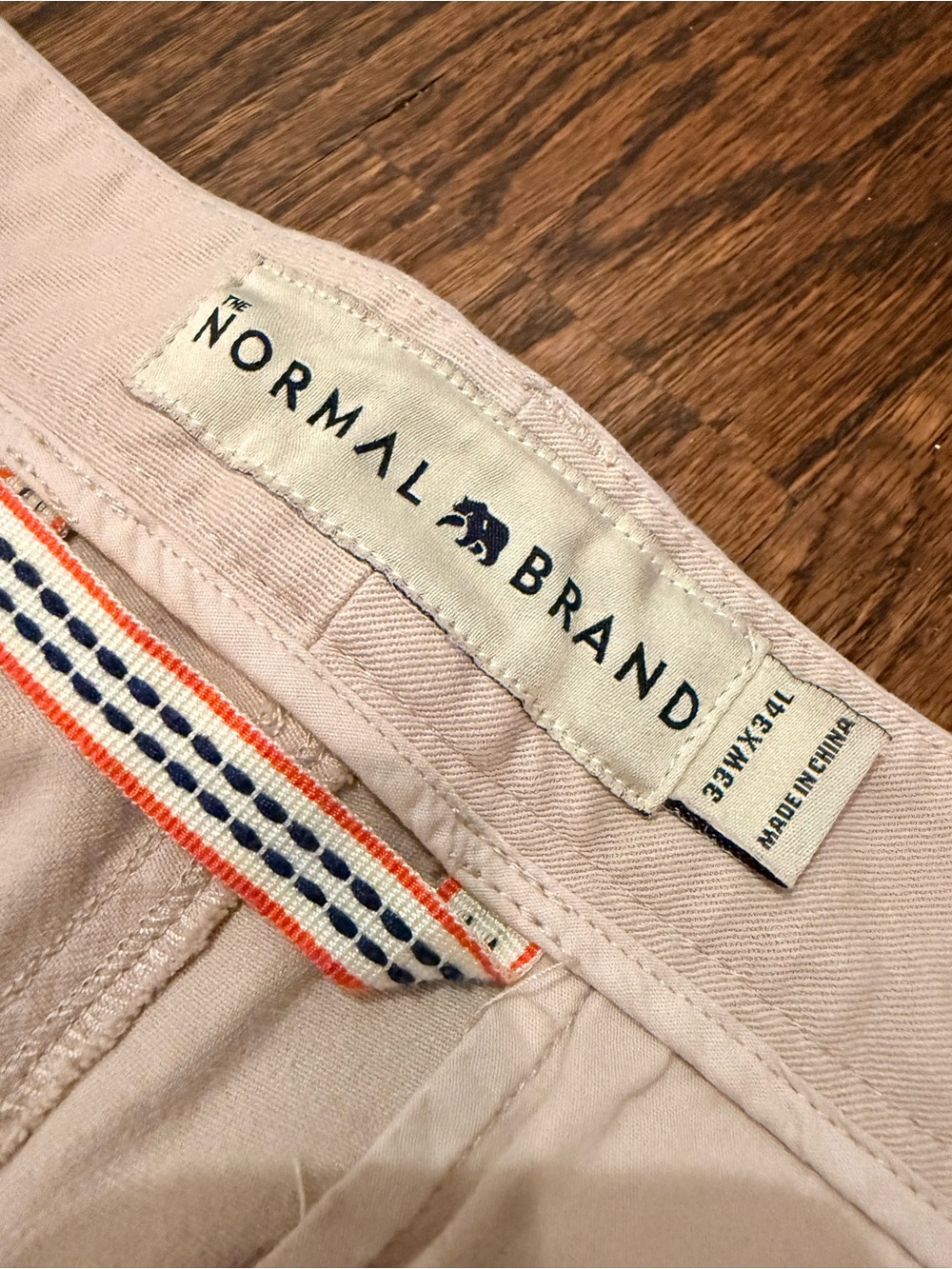 The Normal Brand Men’s pants. 33 x 34